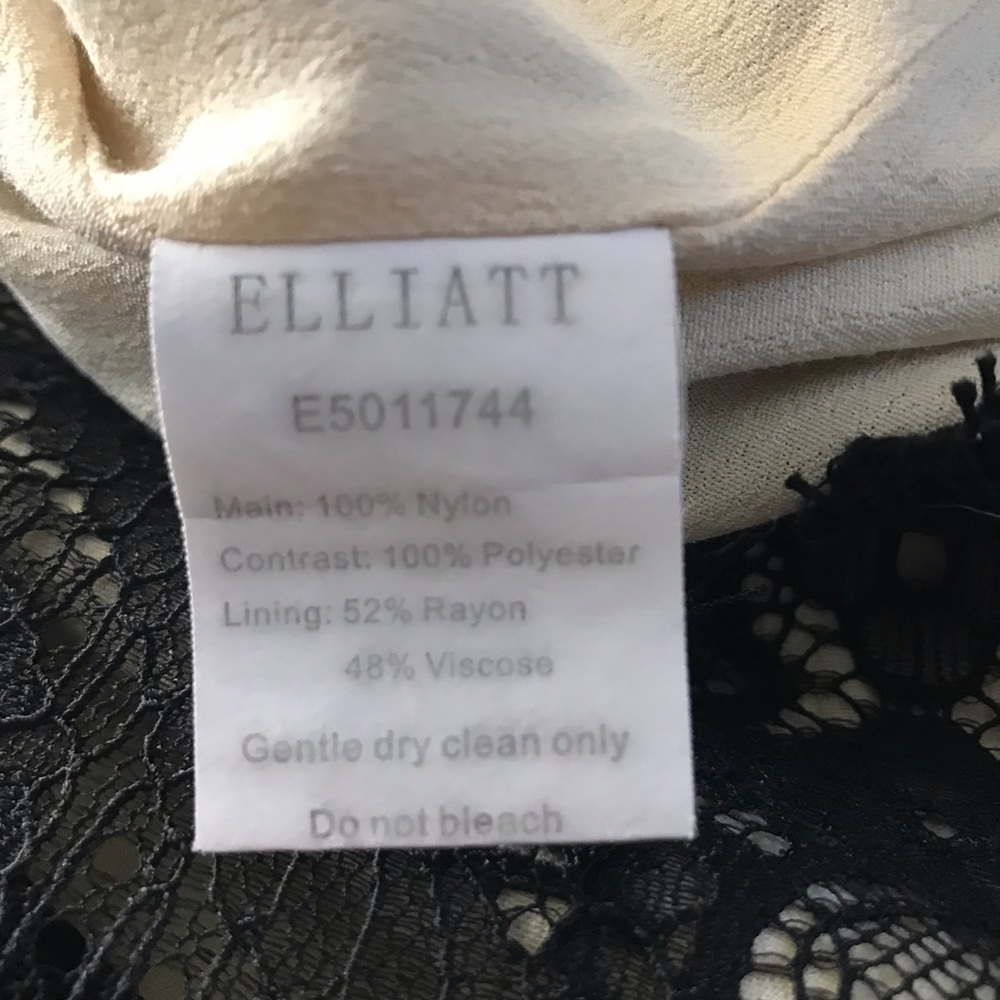 Elliatt Black Pleated Ruffle Cocktail Dress - Picture 7 of 15